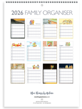 Load image into Gallery viewer, Nice Things by Helena 2026 Family Organiser