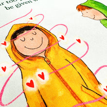 Load image into Gallery viewer, Ribbons of love - Tea towel