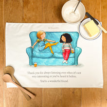 Load image into Gallery viewer, Always listening - Tea towel