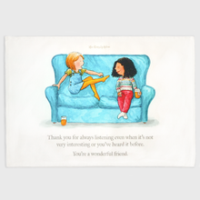Load image into Gallery viewer, Always listening - Tea towel