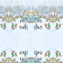 Load image into Gallery viewer, Wrapping Paper - Christmas visitors (4 sheets)