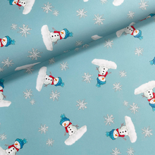 Load image into Gallery viewer, Wrapping Paper - Snowman (4 sheets)