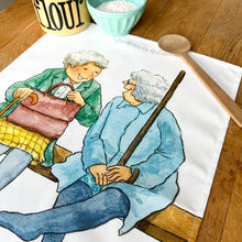 Load image into Gallery viewer, Silly together - Tea towel