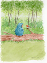 Load image into Gallery viewer, May you find comfort - Original signed painting in watercolour and pencil crayon.