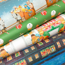 Load image into Gallery viewer, Wrapping Paper - Mixed Christmas, Pack B (4 sheets)