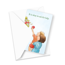 Load image into Gallery viewer, Mini card - Okay to ask for help (pack of 5)