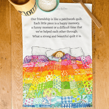 Load image into Gallery viewer, Patchwork Quilt- Tea towel