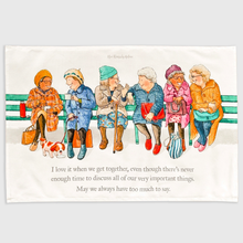 Load image into Gallery viewer, So much to say - Tea towel