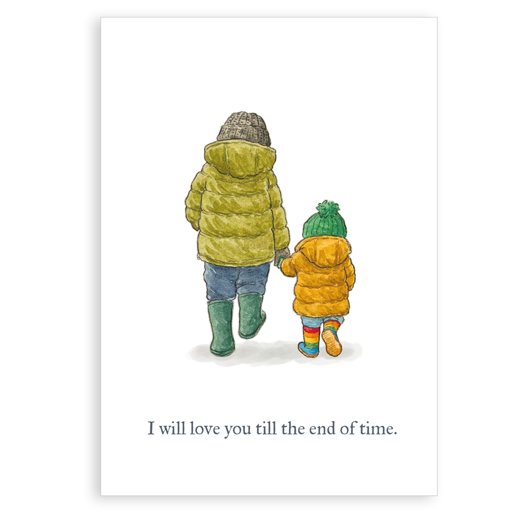 Greetings card Till the end of time, child Nice Things by Helena