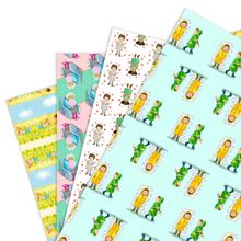 Load image into Gallery viewer, Wrapping Paper - Mixed pack (4 sheets)