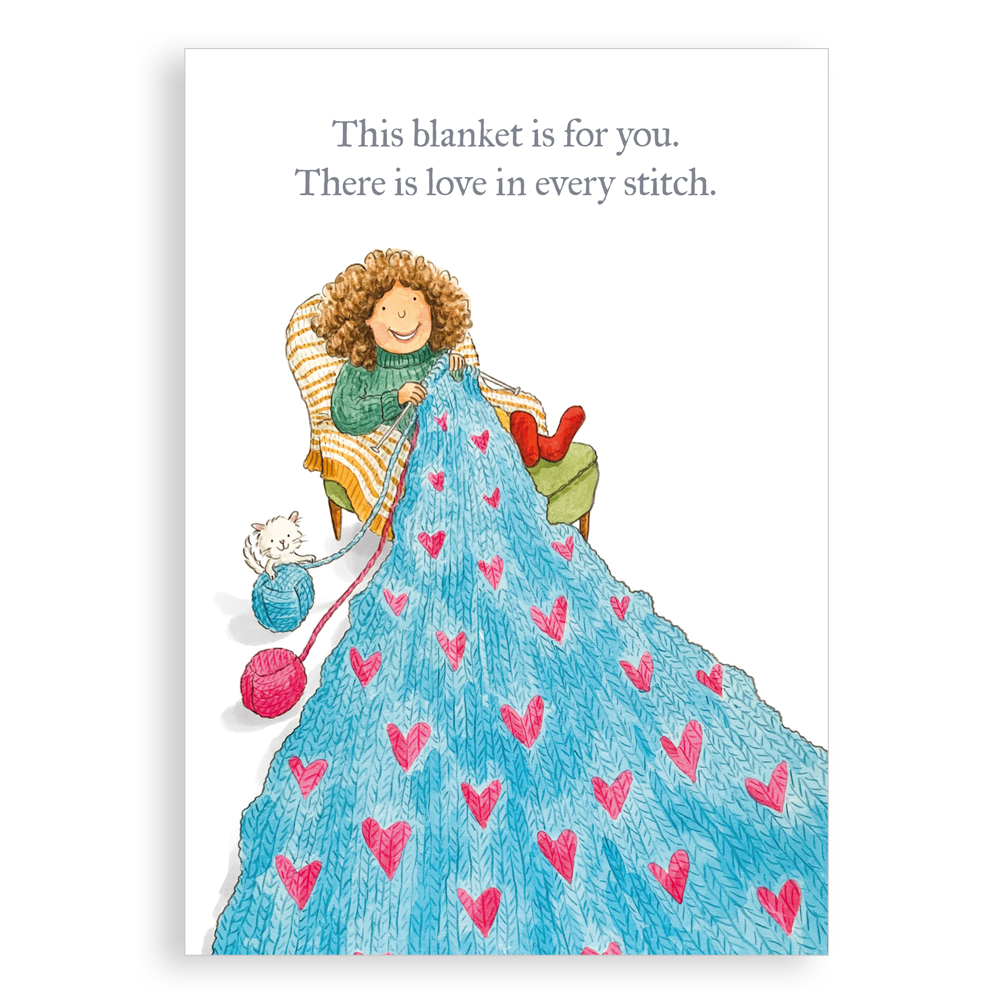 Greetings card Blanket of love Nice Things by Helena