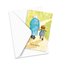 Load image into Gallery viewer, Mini card - Keep going (pack of 5)