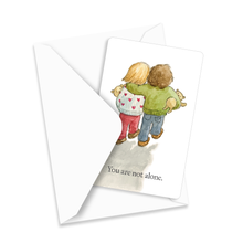 Load image into Gallery viewer, Mini card - You are not alone (pack of 5)