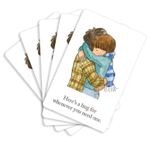 Load image into Gallery viewer, Mini card - A hug for when you need one (pack of 5)
