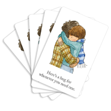 Load image into Gallery viewer, Mini card - A hug for when you need one (pack of 5)