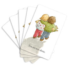 Load image into Gallery viewer, Mini card - You are not alone (pack of 5)