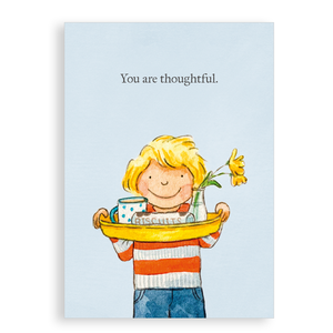 You are thoughtful, A6 postcards (pack of 4)