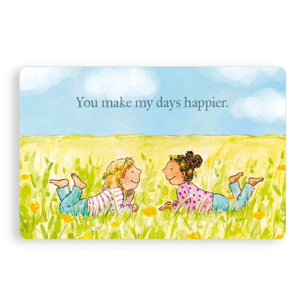 Mini card - Happier (pack of 5)