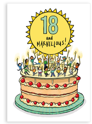 Greetings card - 18th Birthday