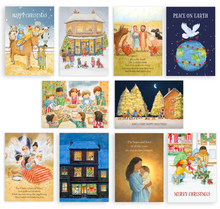 Load image into Gallery viewer, Pack of 10 mixed Christmas cards
