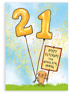 Greetings card - 21st Birthday