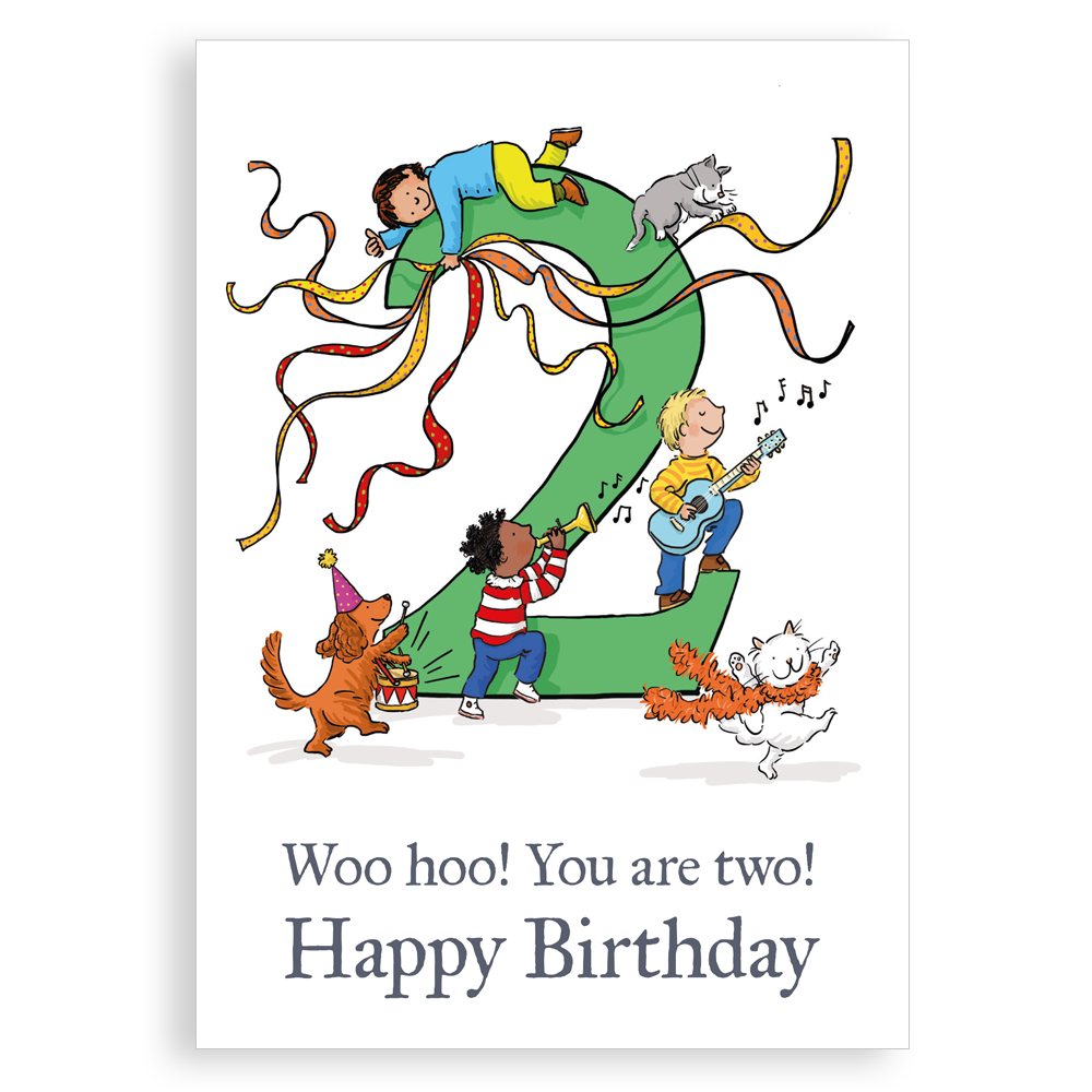 Greetings card - 2nd Birthday