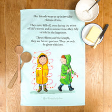 Load image into Gallery viewer, Ribbons of love - Tea towel
