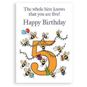 Greetings card - 5th Birthday