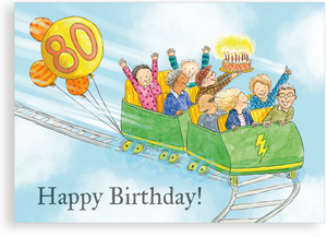 Greetings card - 80th Birthday