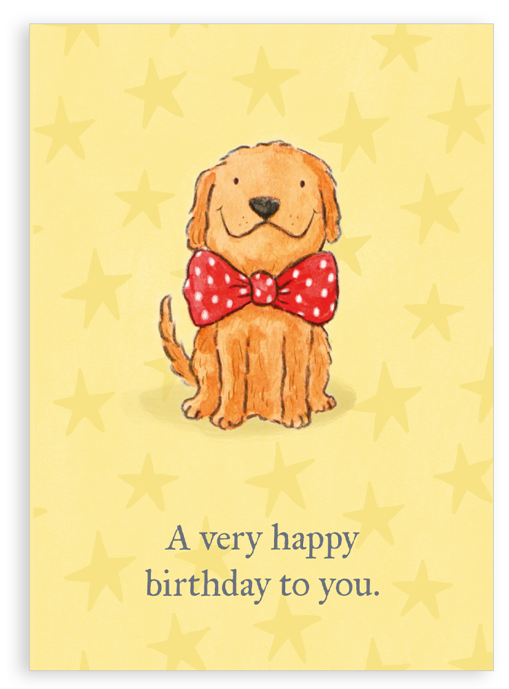 Greetings card - A very happy birthday