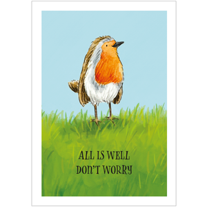 All is well - (A4 hand signed print)