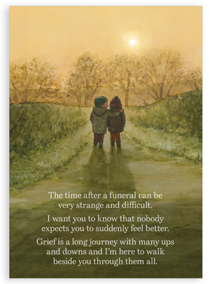 Greetings card - A long journey