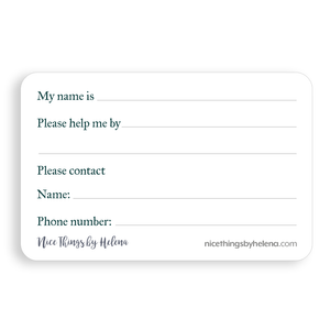 Mini support cards - Autism (pack of 5)