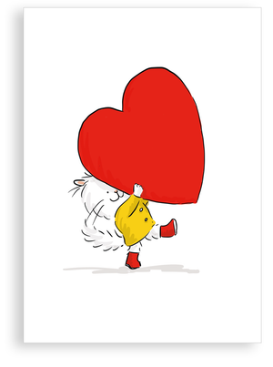 Greetings card - Big Heart