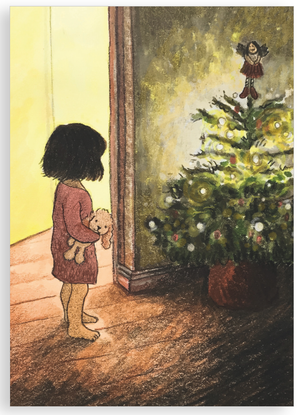 Pack of 5 Christmas cards - O Christmas Tree