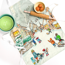 Load image into Gallery viewer, Christmas visitors - Adult apron

