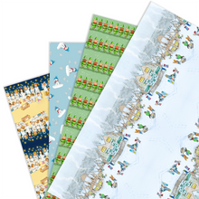 Load image into Gallery viewer, Wrapping Paper - Mixed Christmas (4 sheets)
