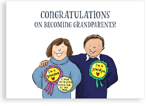 Greetings card - Congratulations Grandparents