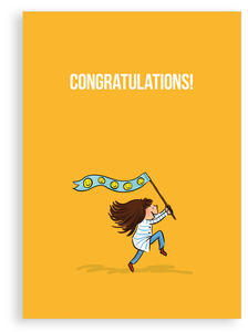 Greetings card - Congratulations!