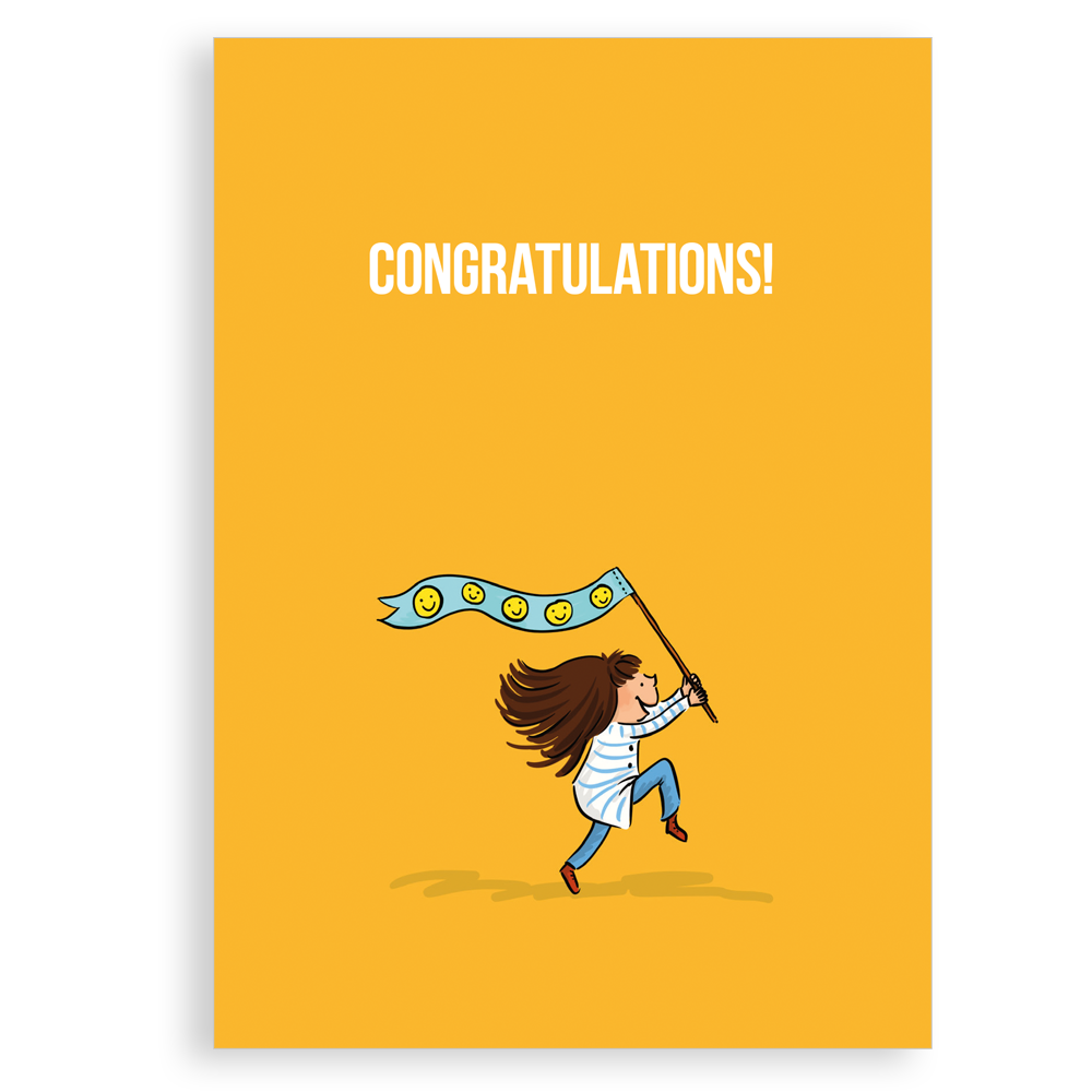 Greetings card - Congratulations!