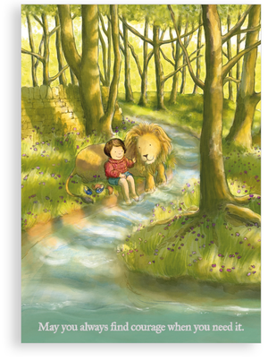 Greetings card - Courage
