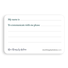 Load image into Gallery viewer, Mini support cards - Hard of hearing (pack of 5)

