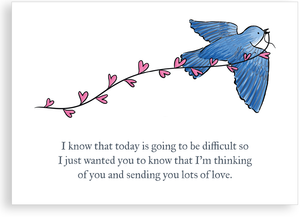 Greetings card - Difficult Day