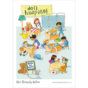 Doll Hospital - (A3 hand signed print)