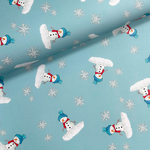 Wrapping Paper - Snowman (4 sheets)