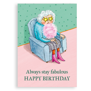 Greetings card - Fabulous Birthday