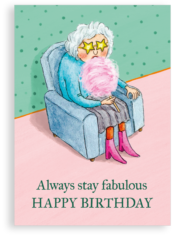 Greetings card Fabulous Birthday Nice Things by Helena
