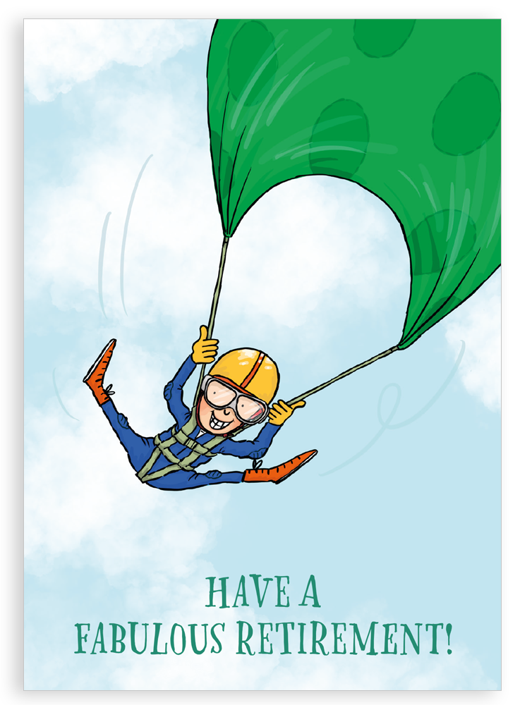 Greetings card - Fabulous retirement