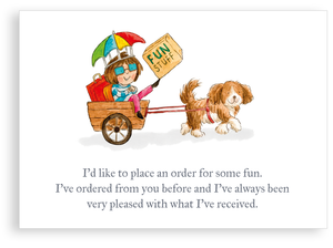Greetings card - Fun please