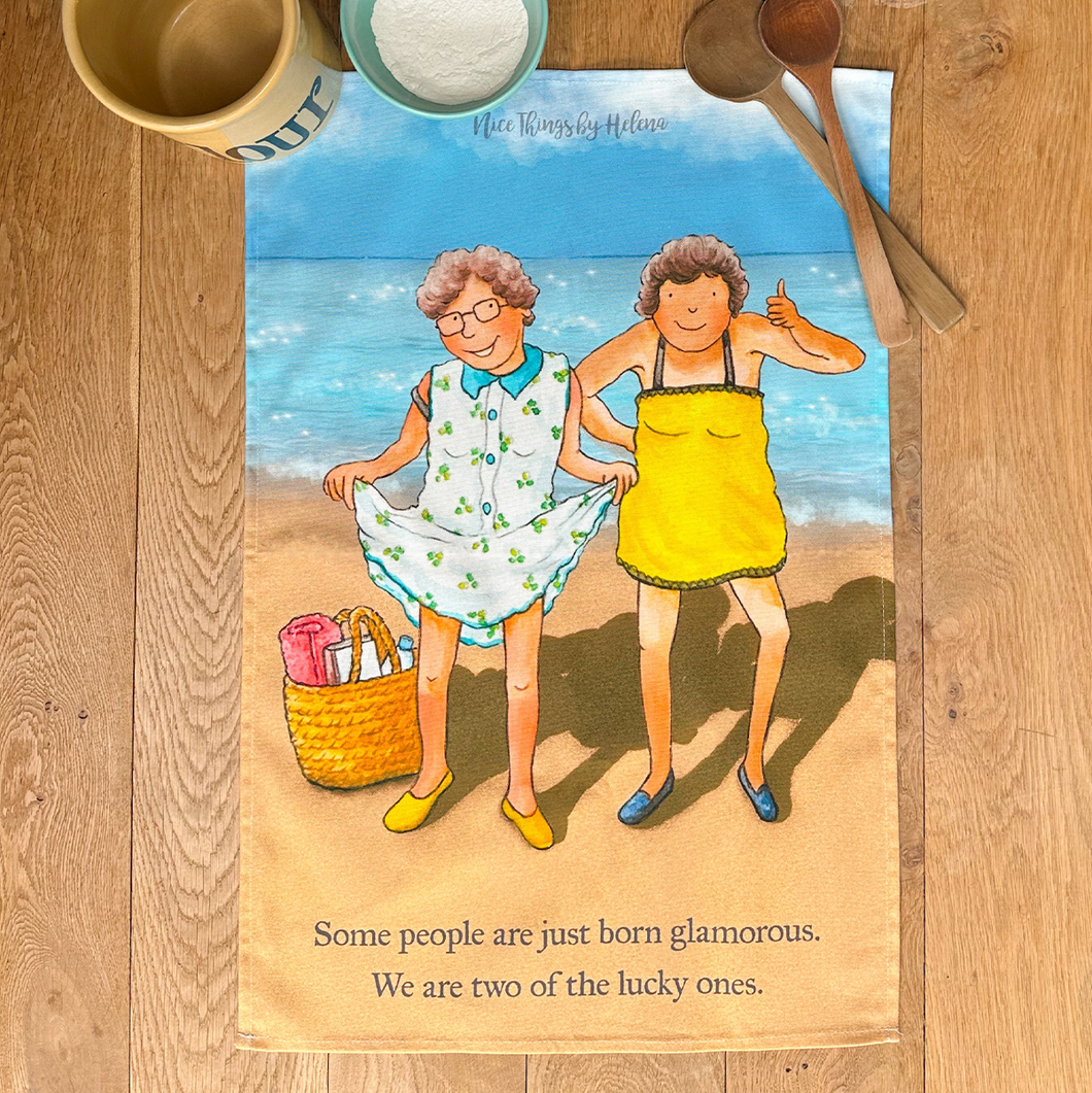 Glamorous - Tea towel